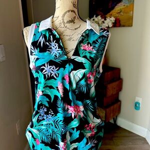 NWT Tommy Bahama Golf Sleeveless Top L